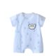 Meng Ying Cai 2023 Summer New 0-3 Short-sleeved jumpsuit Newborn Clothes Thin Hare Climbing Suit