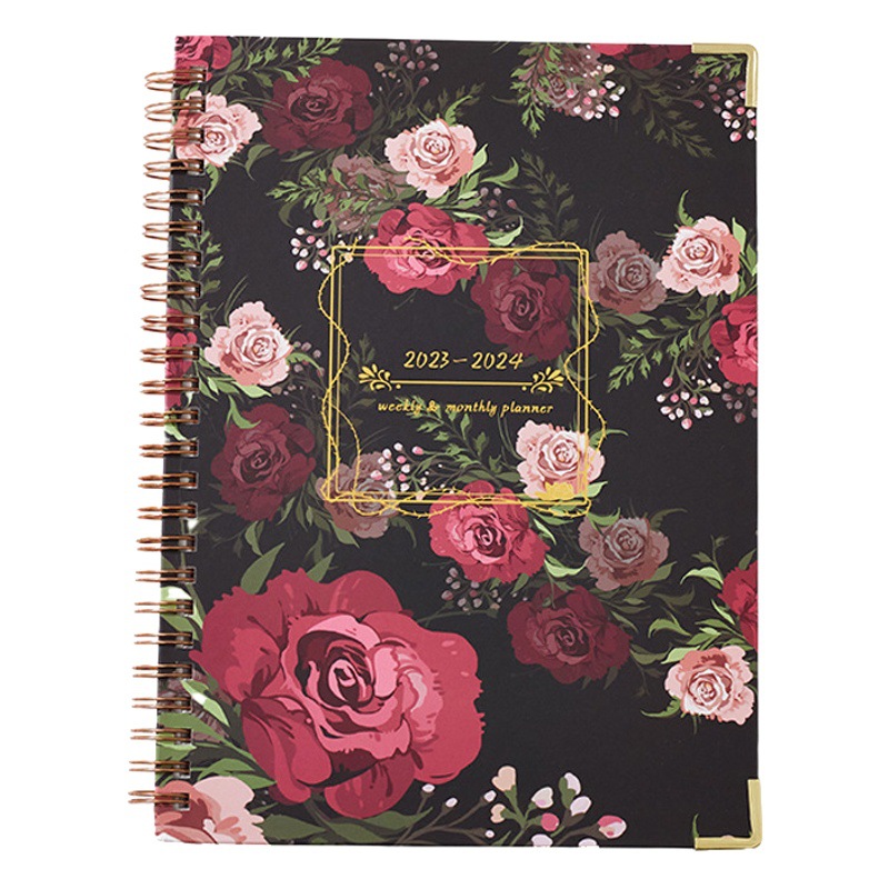 Agenda 2026 de Amazon para Comercio Transfronterizo, Formato A5, Índice de Páginas con Giro Lateral, Calendario Semanal en Inglés, Cuaderno Espiral