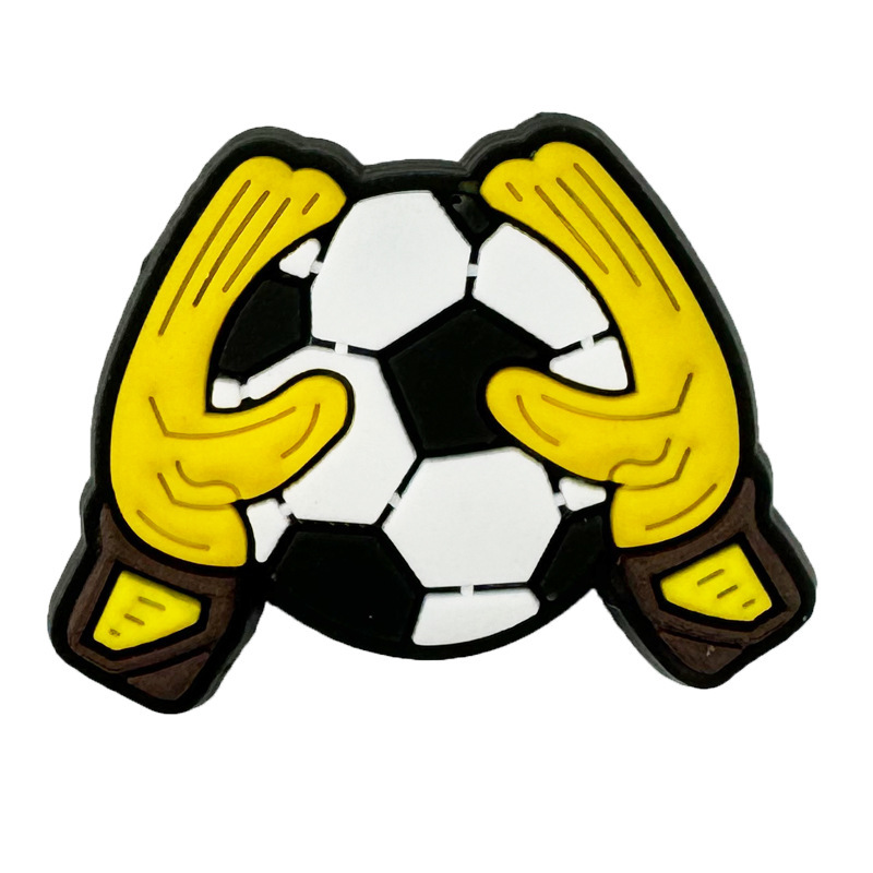 メーカー卸売 サッカーシリーズ ドリルシューズアクセサリー PVC厚手素材 シューズデコレーション DIYシューズバックル装飾品|undefined