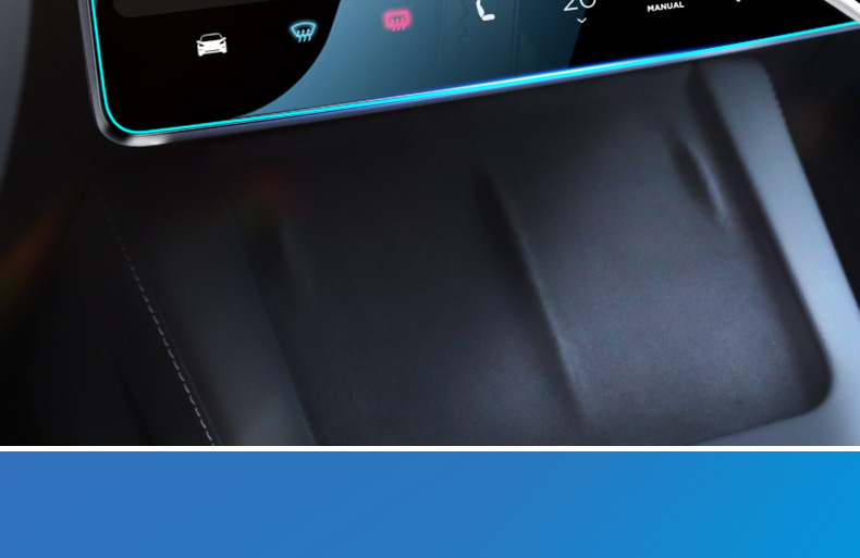 Suitable for Tesla's New Version of Model Y/3 Screen Tempered Film, New Version of High-Definition Navigation Protection Interior Accessories