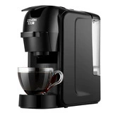 Automatic Capsule Coffee Machine, Commercial-Style, Compatible with NES/DG Capsules & Ground Coffee, EU Plug