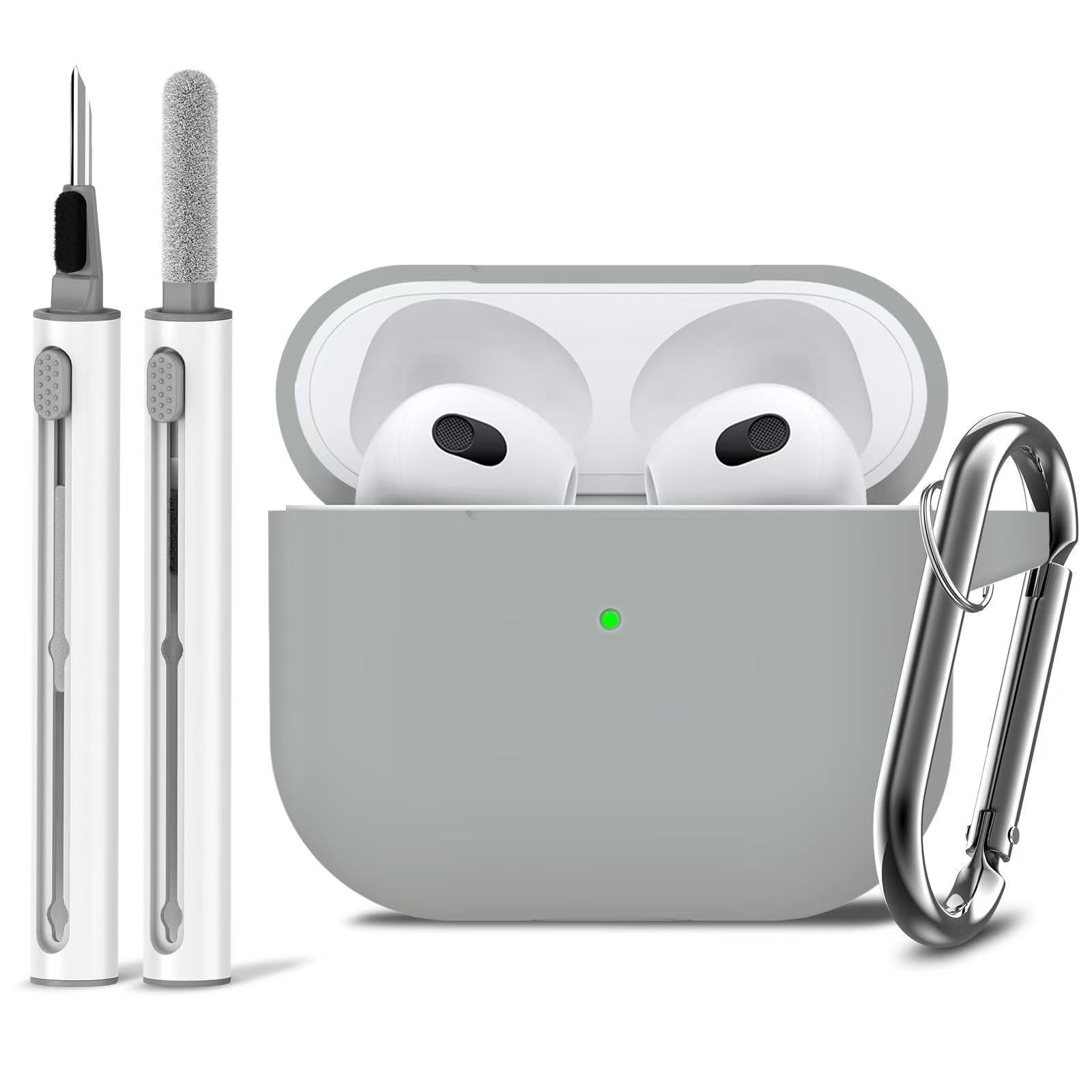 Funda Protectora de Silicona de una Pieza para Apple Airpods Pro3 2025, Color Puro, para Auriculares Bluetooth