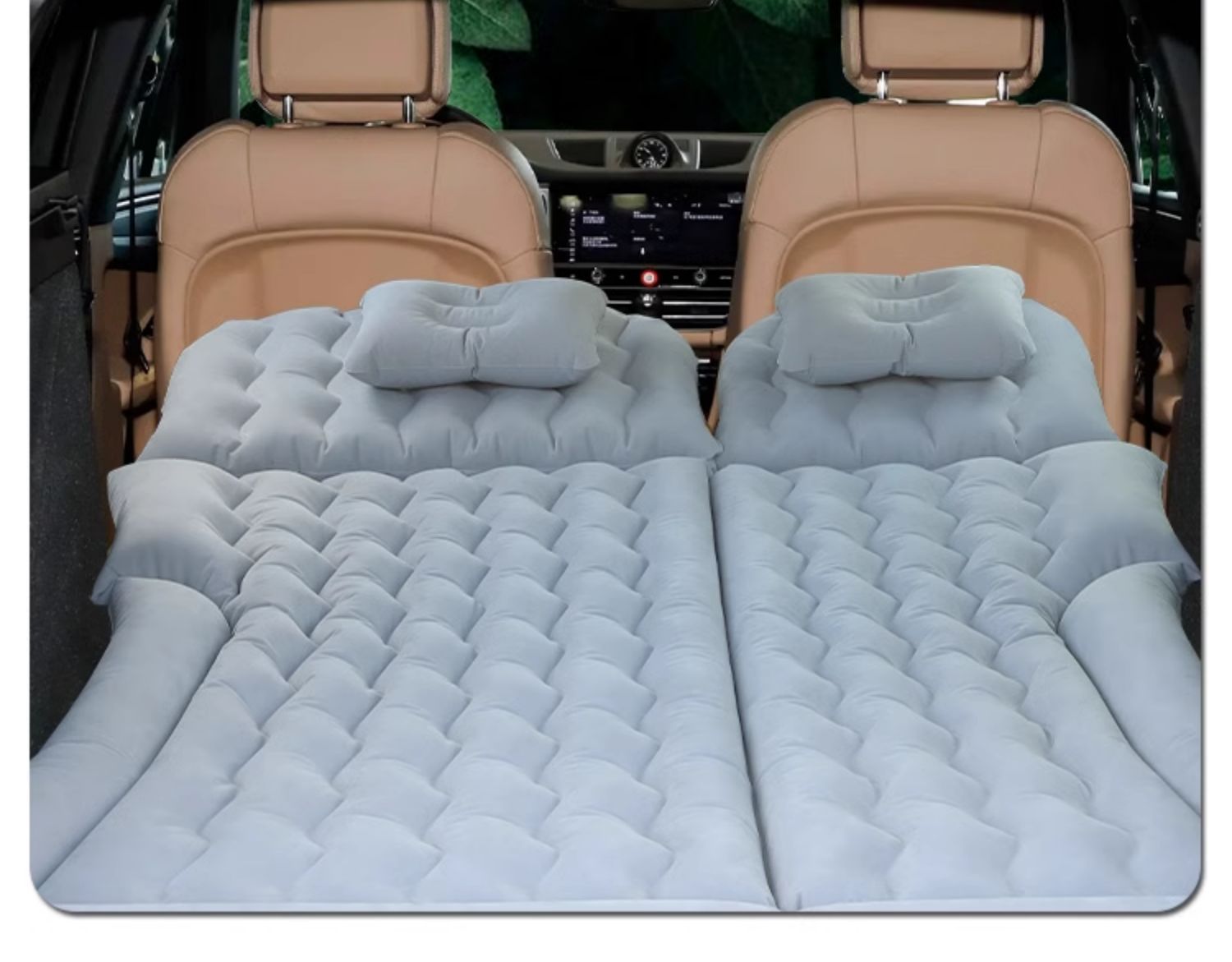 Porsche Macan car mattress, trunk inflatable bed, rear seat sleeping pad, car camping interior accessories