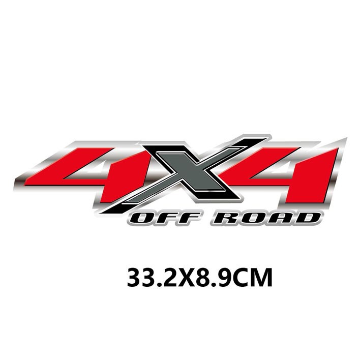 Comercio electrónico transfronterizo 4x4 pegatinas de coche todoterreno pegatinas de cola de coche modificadas FX4 calcomanías decorativas impresión en color de camión talla