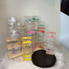 クリエイティブな減圧スライドオイル漏れオイルドリップデスクトップ装飾品液体砂時計学生の誕生日プレゼント子供の装飾