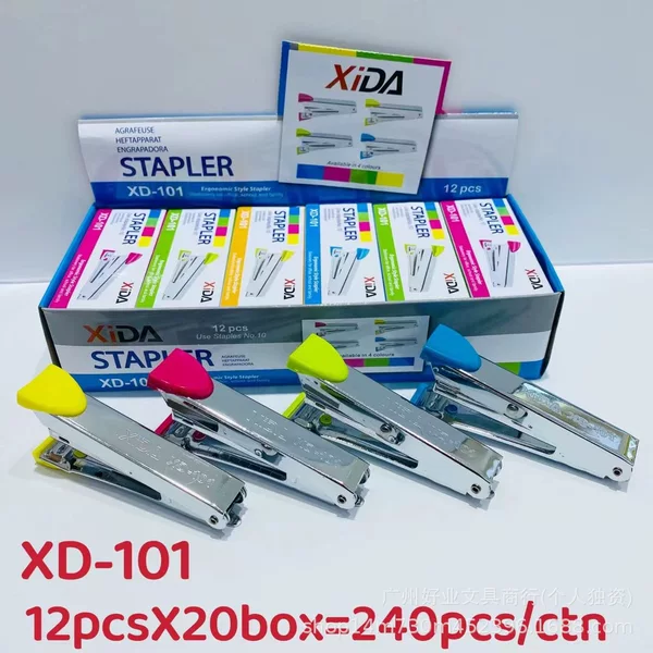 XD-101 Student Office Stapler Binding Device Staple Remover Easy Binding Multiple Models Wholesale