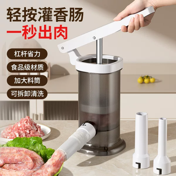 Sausage Stuffer, Manual Sausage Maker for Home Use, Sausage Casing, Sausage Filling Tool, Canned Sausage Maker