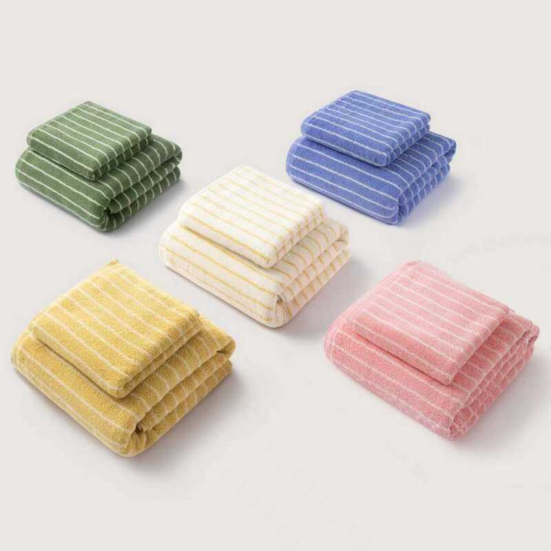 Factory Wholesale Homestay 100% Cotton Morandi Towel Household Bath Towel Three-Piece Adult Bath Towel Large Towel
