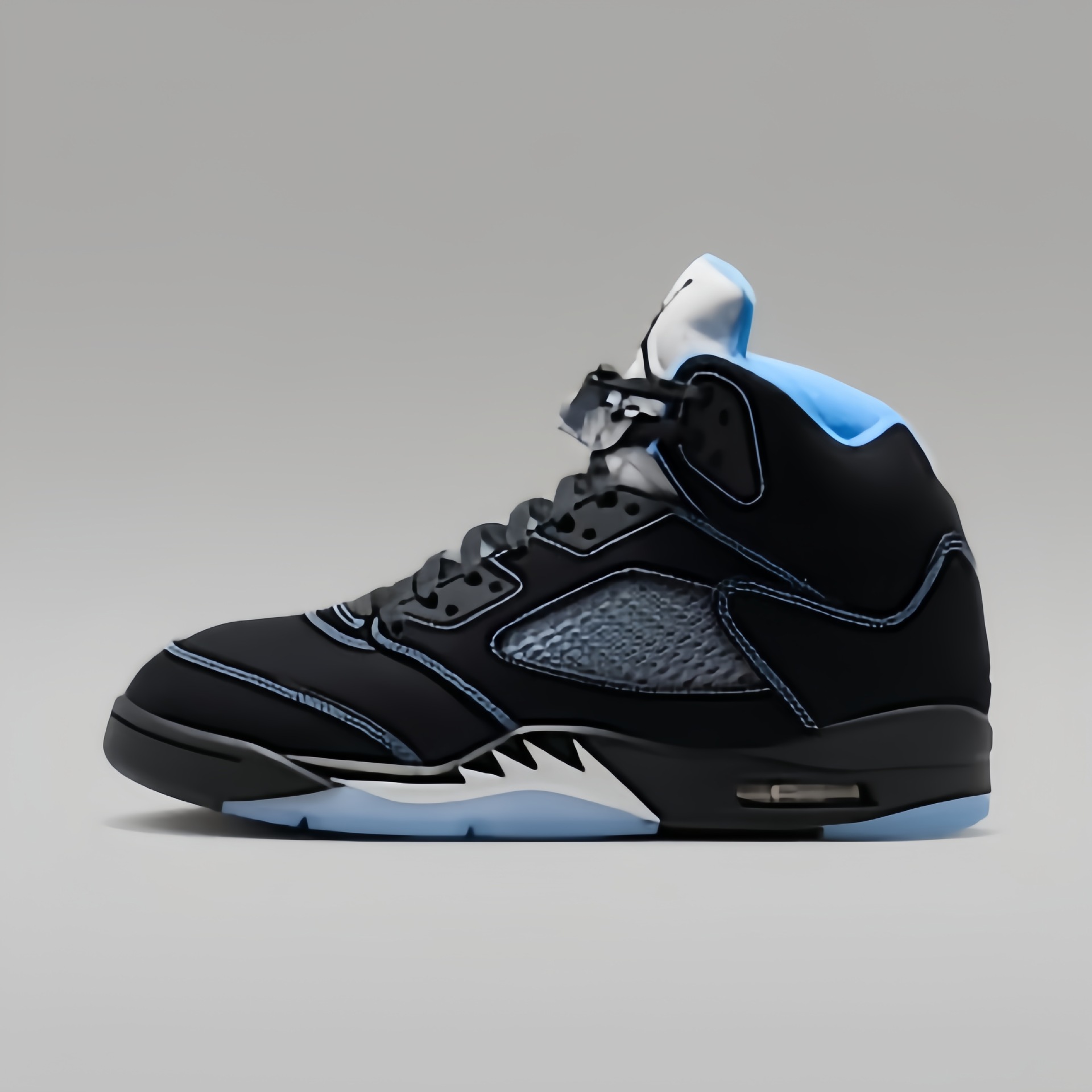 Jordan 5 Retro Black University Blue 314259-041
