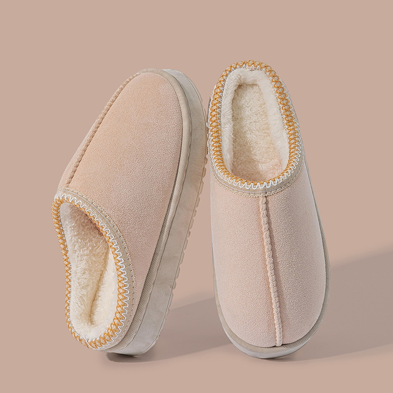 Demi-season fashionable non-slip keep warm slippers platform