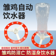 雏鸡自动喂水器防湿毛多孔位饮水设计育雏期养殖设备厂家直供