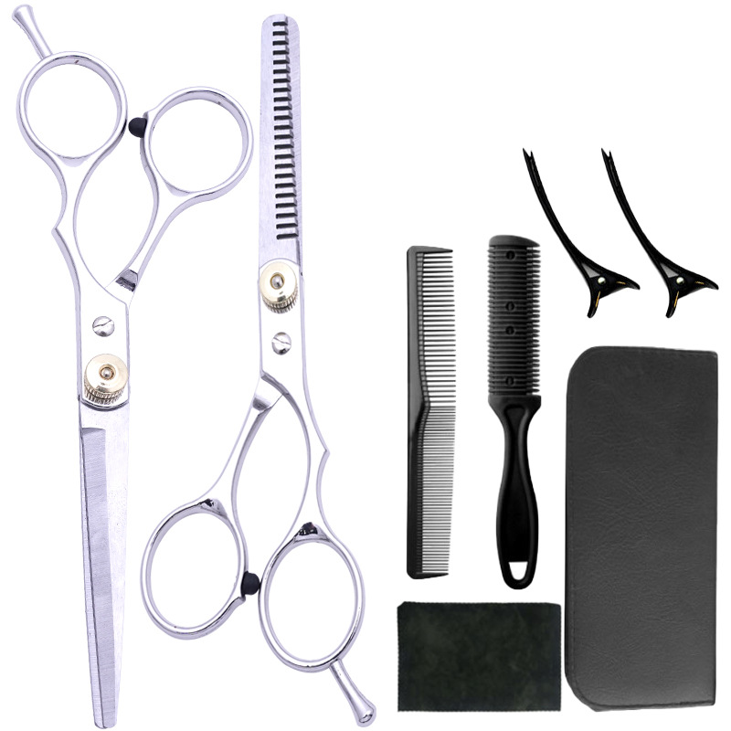Tijeras de peluquero directo de fábrica tijeras de peluquero profesional estilista tijeras de peluquero tijeras de adelgazamiento tijeras de dientes tijeras de peluquero para el hogar