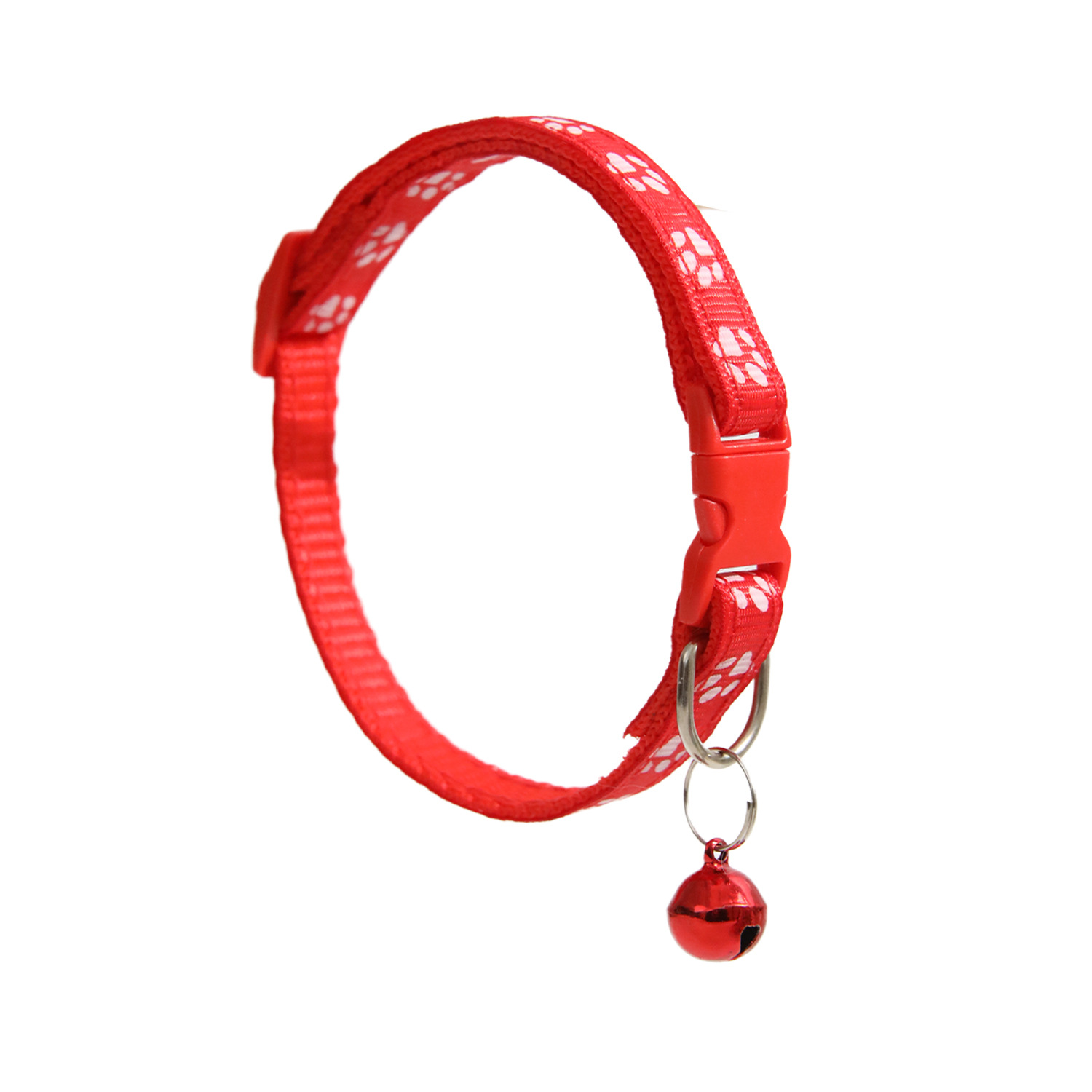 Gran cantidad de stock al por mayor precio especial parche de huella campana collar para mascotas collar para gatos collar para mascotas collar transfronterizo