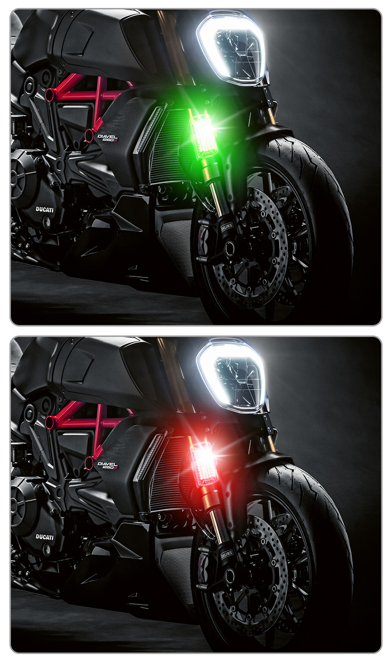 M6S large-capacity car, motorcycle, electric vehicle, aircraft light, modified drone flash light, outdoor warning light