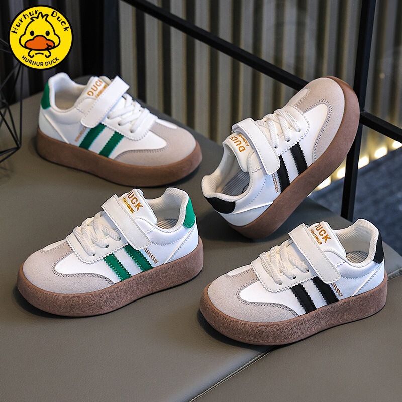 Little Yellow Duck Children's Sports Shoes 2025 Spring and Autumn Girls' Shoes Boys' Moral Training Shoes Baby Children's Shoes Trendy Student Sneakers