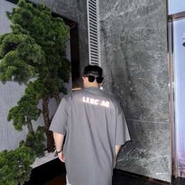 毒家版本现货BL家2025新款标识反光短袖T恤OS宽松版型男女同款T恤