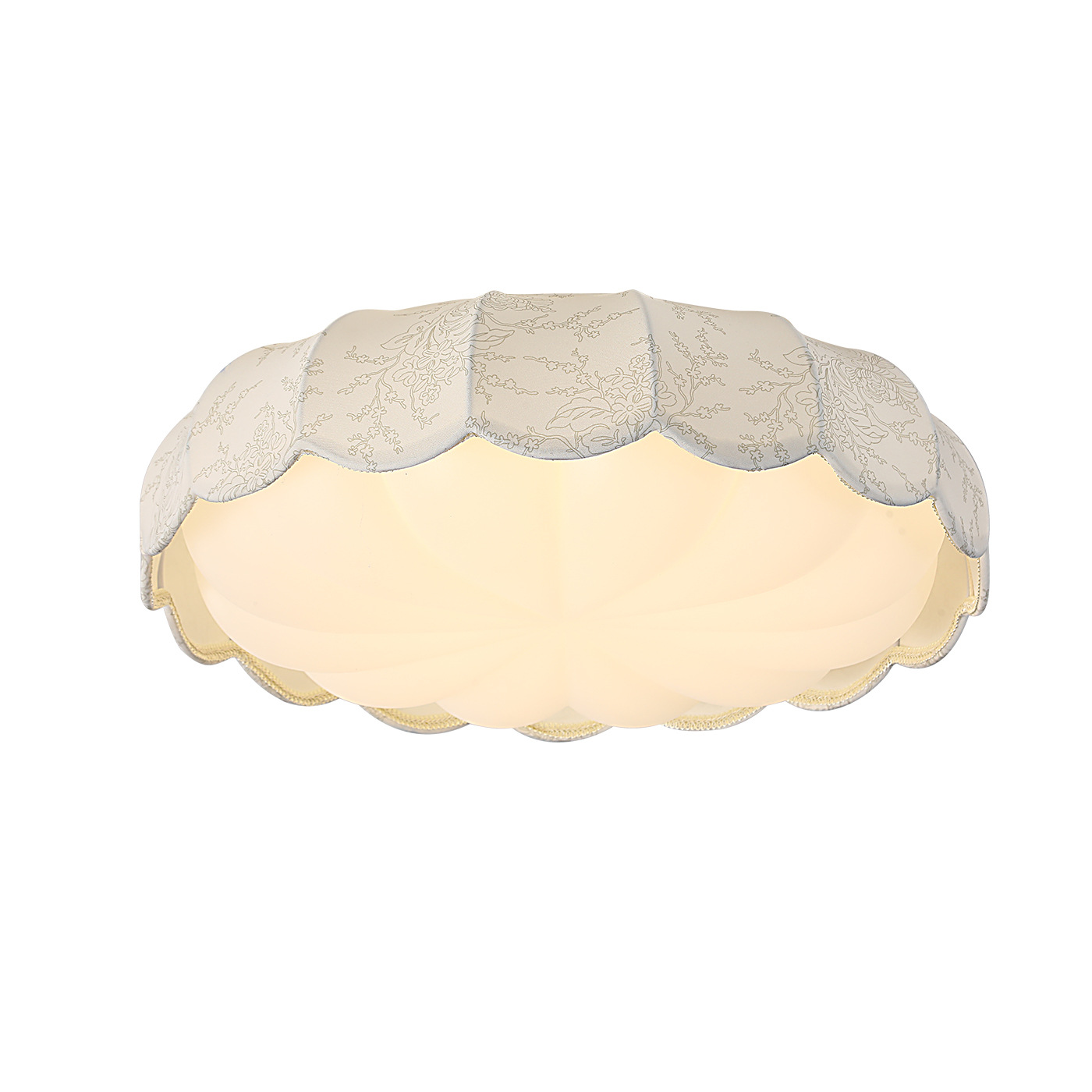 Luz de techo del dormitorio red roja crema de viento lámpara de habitación creativa calabaza simple moderna lámpara de protección de ojos de espectro completo L274