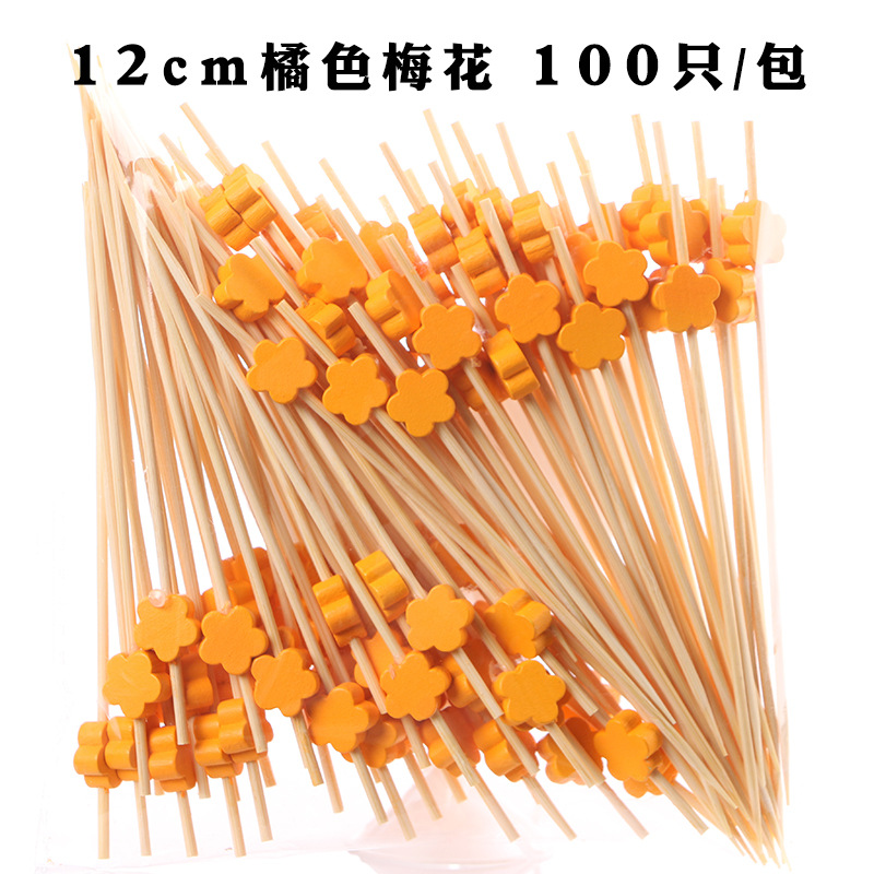 Fruit stick desechable flor stick