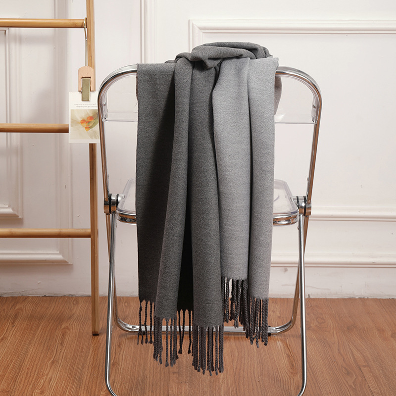 울 양면 - 16호 다크그레이 라이트그레이