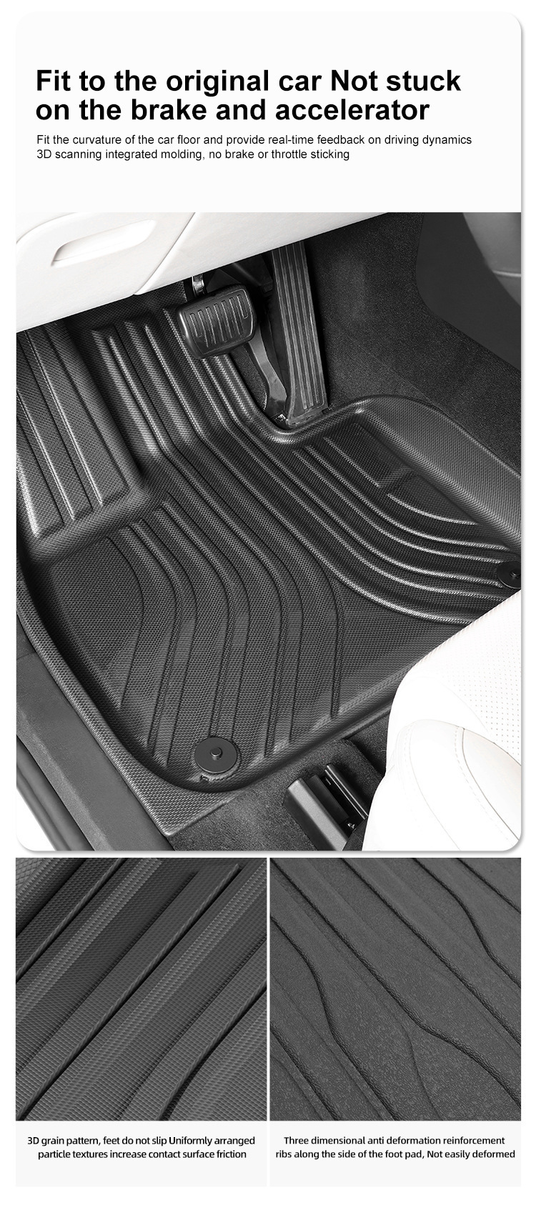 Suitable for 15-24 Models of Toyota Fortuner, Runner, and Crosser Car Floor Mats, Environmentally Friendly Tpe Trunk Mat