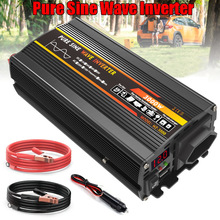 出口爆款巴西规纯正弦波逆变器500W12V转220V带双USB智能显示屏