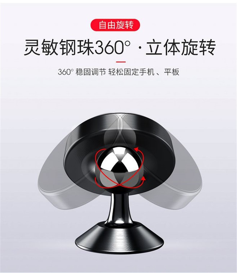 Magnetic sticker holder, magnetic phone holder for car, vehicle dashboard magnet, non-slip new model