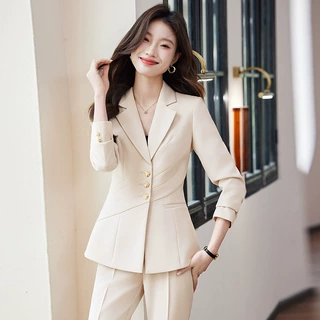 高端西装套装女正装2025春新款职业气质主持人经理商务正装工作服