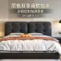 收纳意式大容量抽屉软包床