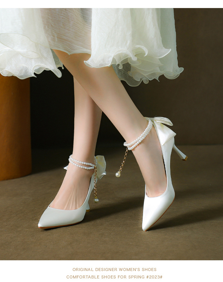 Women's Elegant Solid Color Point Toe Pumps display picture 1