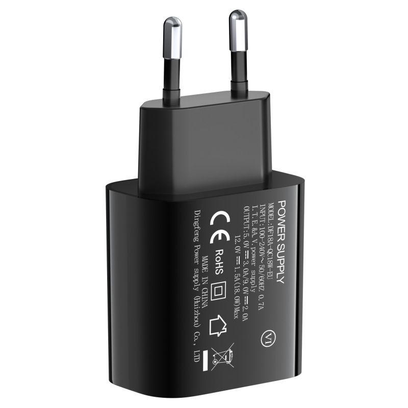 EU qc3.0 充電器 CE 認証携帯電話充電ヘッド 18 ワット小型家電 USB ユニバーサル急速充電ヘッド|undefined