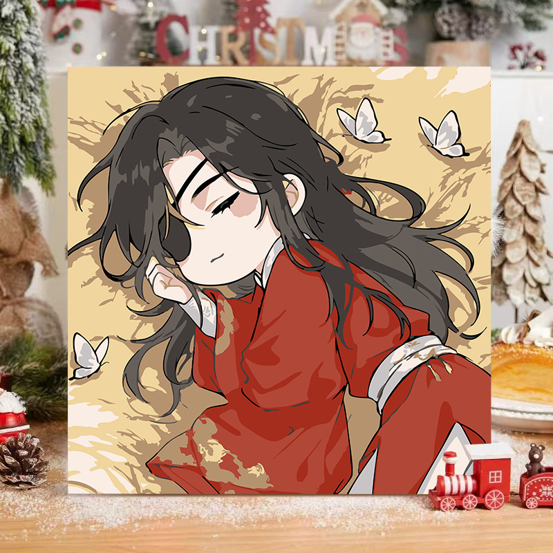 蝶デジタル油絵 diy 着色油絵子供の手描き蝶装飾絵画装飾品メーカー卸売|undefined