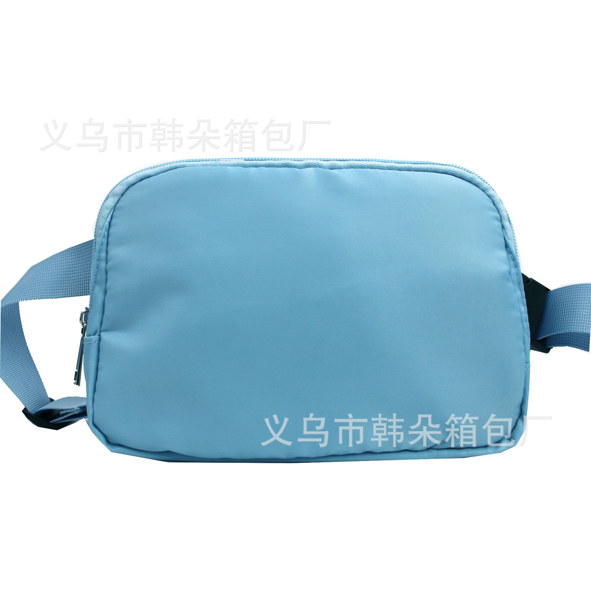 Riñonera de nylon, lulu, el mismo estilo, estilo ins, ocio, deportes al aire libre, bolsa de pecho para correr, bolsa de mensajero, logotipo personalizado