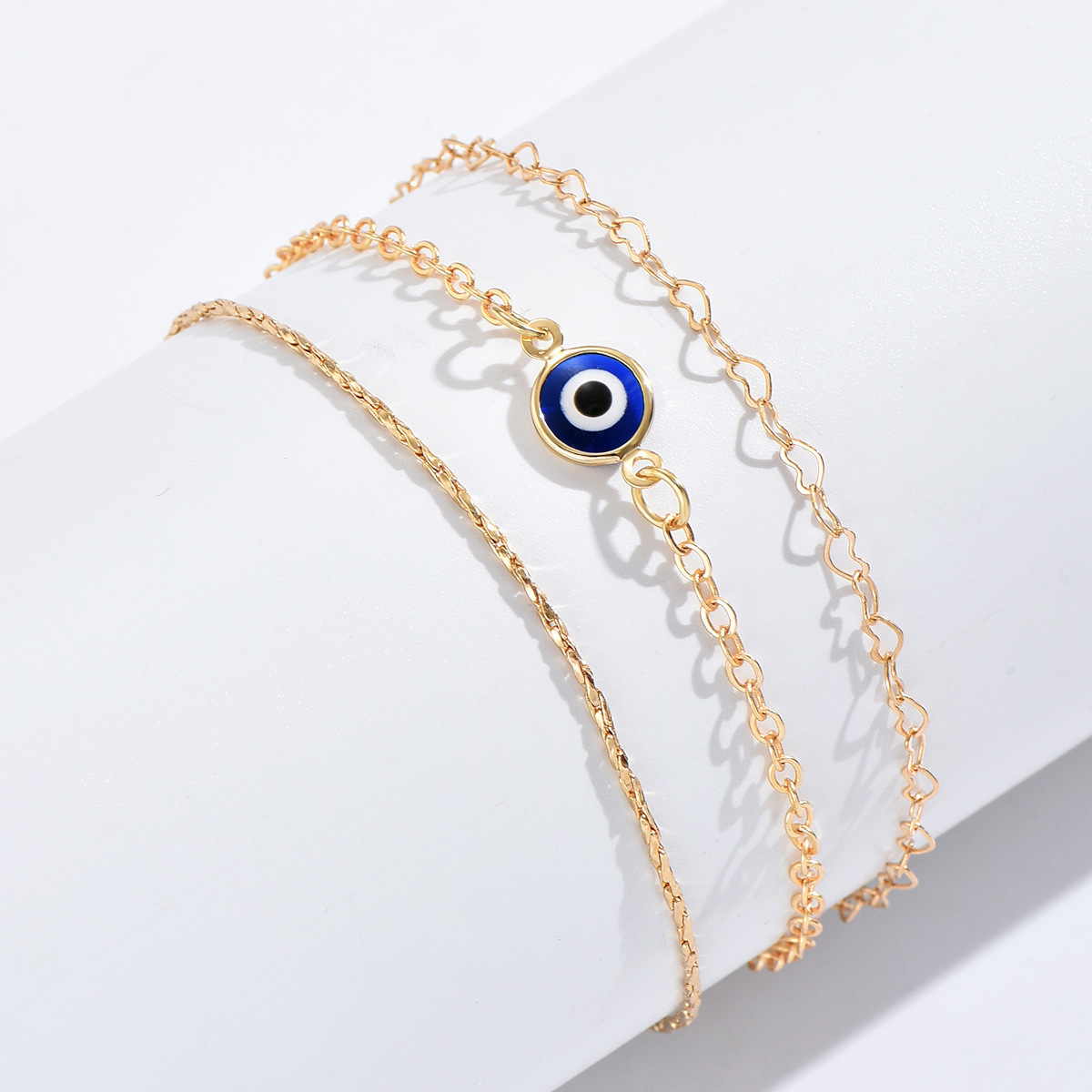Lucky Evil Eye Red String Bracelet Protection Minimalist Style_voghion.com