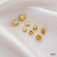 18K����ɫ�����һ��������������U�ո���diy����朴��Ʒ���