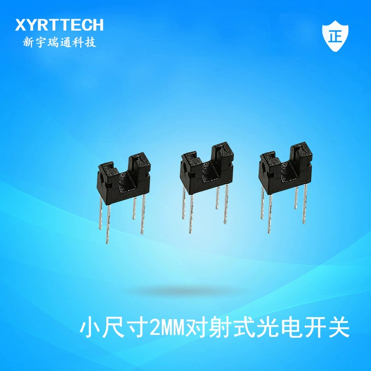 Ширина канавки 2 мм, оптопара небольшого размера заменяет RPI-243 ширина канавки 2 мм, фотоэлектрический переключатель сквозного луча