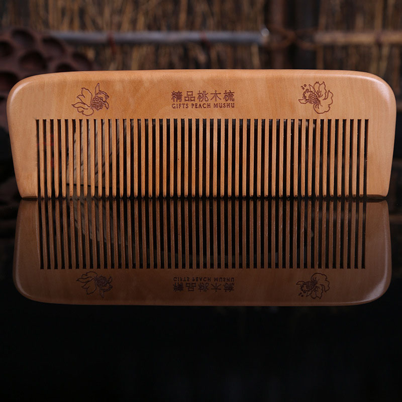 Artesanía grande peine de melocotón dos yuanes tienda de decoración de playa de regalo al por mayor peine de melocotón