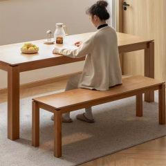 木の食卓家庭用の木の板の長いテーブルの組み合わせ北欧の桜の木のレストランの机のテーブルの食事のテーブル