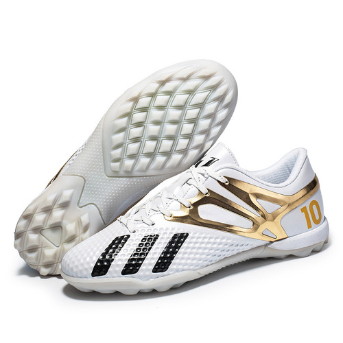 Cross-border foreign trade low-top football shoes, student TF football shoes, crushed studs, special training shoes, electroplated, men's football shoes