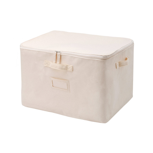 Wabi-sabi fabric clothing storage box thick cotton wardrobe clothing storage moisture-proof drawer toy miscellaneous storage box