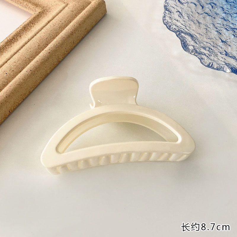 Blanco simple baño pinza de pelo subred rojo estilo coreano nueva placa pinza de pelo de la cabeza accesorios para el cabello temperamento femenino tocado