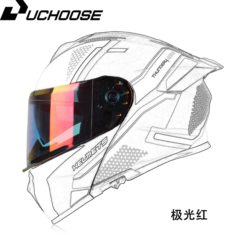 Casco de motocicleta, casco abatible, universal para todas las estaciones, cierre abatible, auriculares Bluetooth, equipo de conducción, casco de seguridad estilo americano