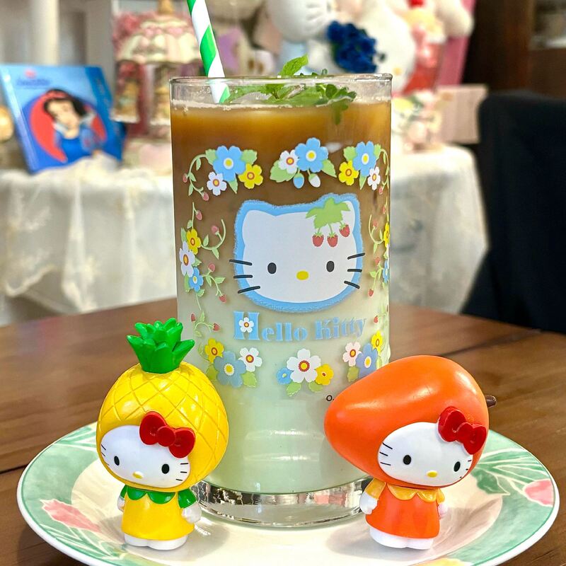 玻璃杯大合集凯蒂猫高颜值喝水杯子可爱卡通果汁饮料咖啡杯|undefined