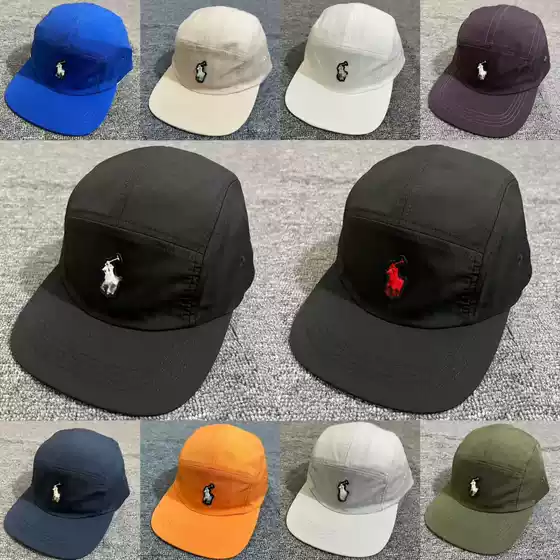 Foreign trade wholesale high quality pony embroidery flat cap cross-border hip-hop baseball cap men's street dance quick-drying five caps women