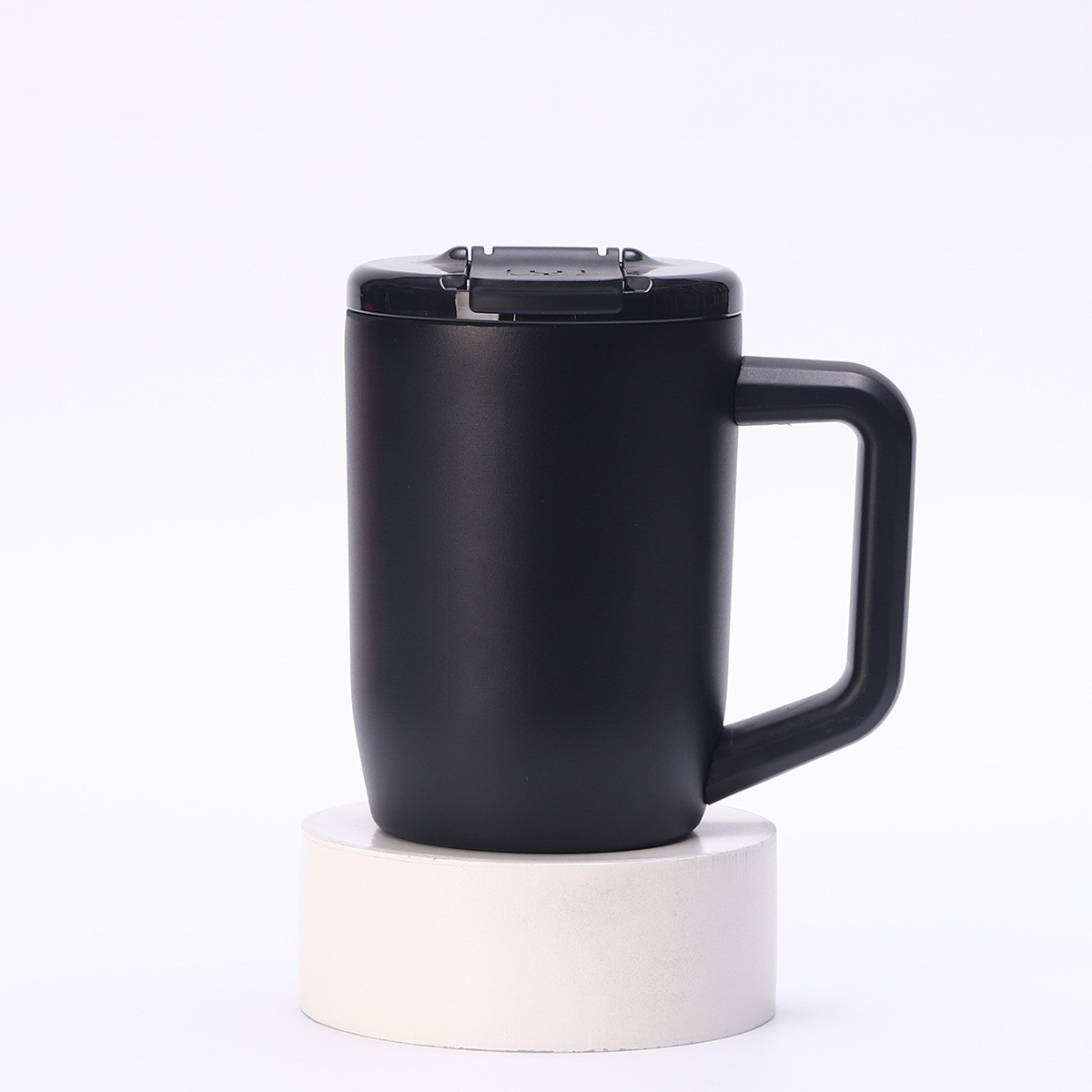 Nuevos productos transfronterizos de acero inoxidable 15oz taza de mango taza de oficina de negocios portátil taza de café taza de café taza