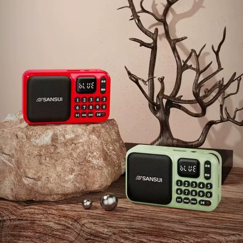 Shanshui F75 небольшой портативный вставки новый плеер пожилой радио цифровой музыкальный автомат для записи рассказов