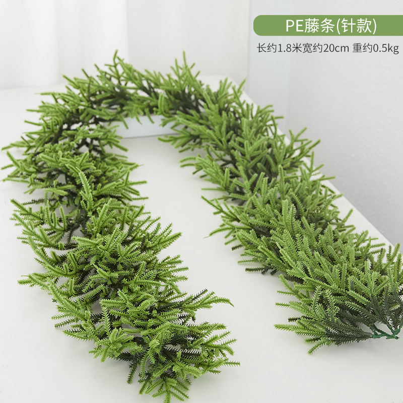 クリスマス装飾品創意暗号化植毛雪花藤条ホテルデパートのショーウインドーのドアの階段手すりの配置