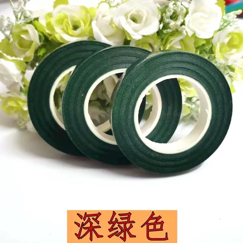 진한 녹색 테이프 2롤