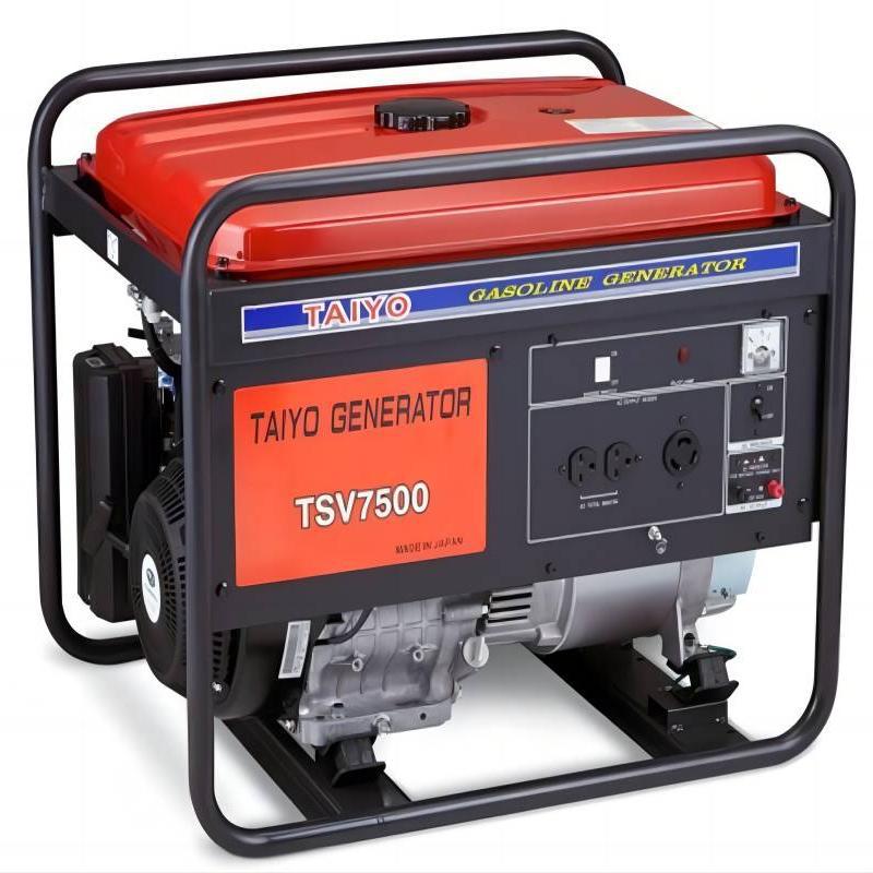TSV7500大洋品牌单相5.5KW可移动小型家用汽油发电机组