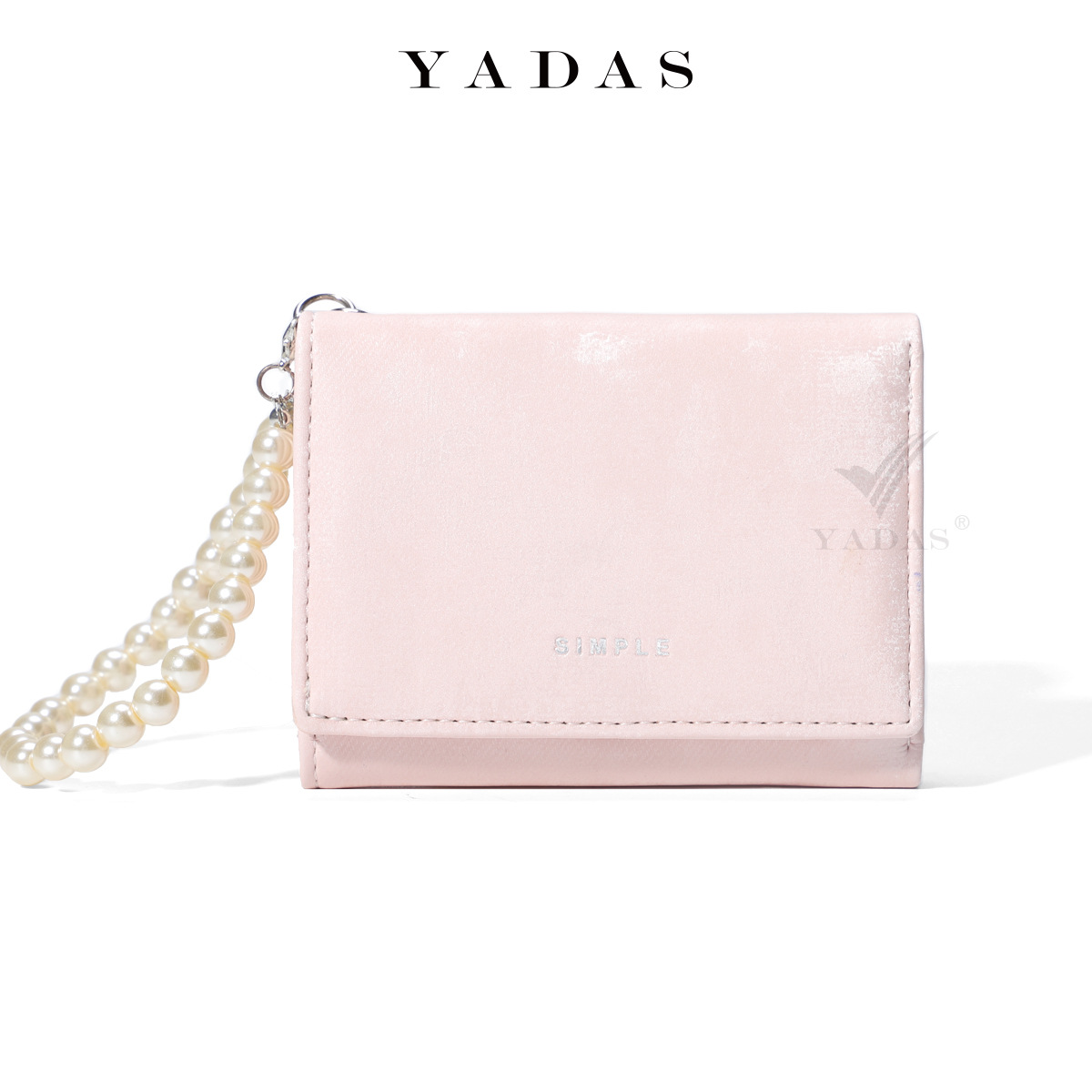 [Colgante de Perla] Nuevo tarjetero de moda de alta gama, almacenamiento portátil, billetera de lujo para mujer.