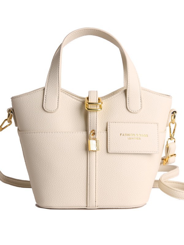 Bolso de mujer nueva moda transfronteriza de un hombro de moda alta sensación de lichi estampado ligero de lujo bolso de cesta de platos image 6